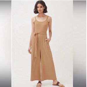 Cuyana Tan Jumpsuit